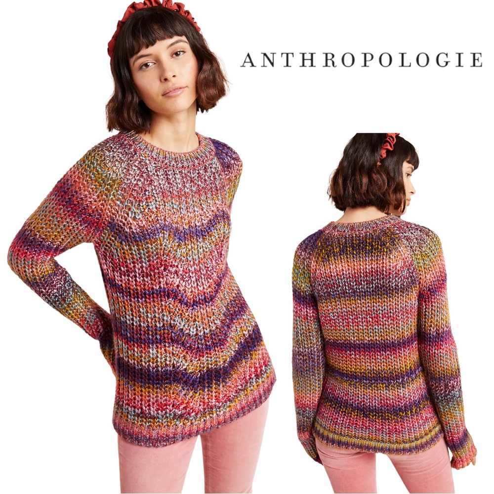 Anthropologie Santiago Chunky Knit Sweater SMALL